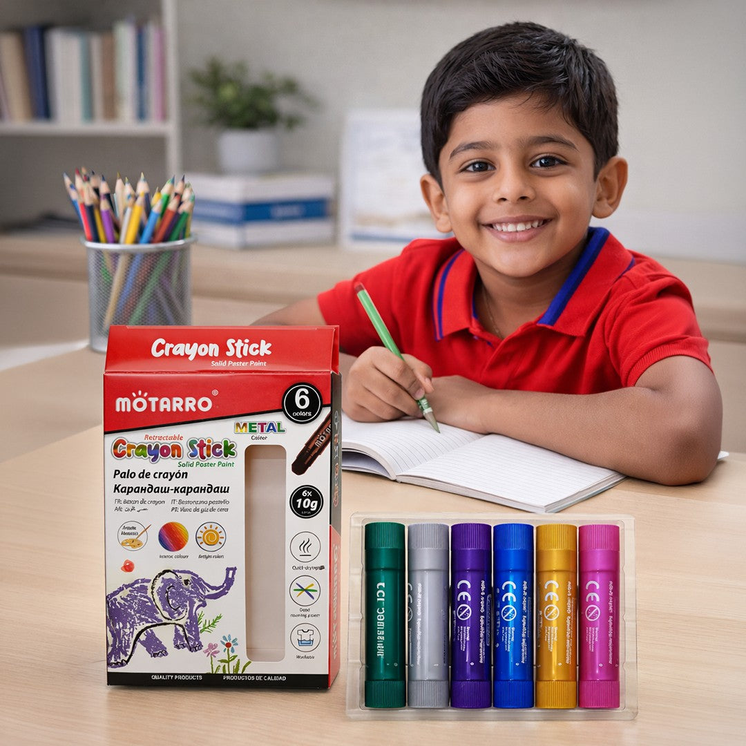 Motarro Metallic Magic Crayon Sticks