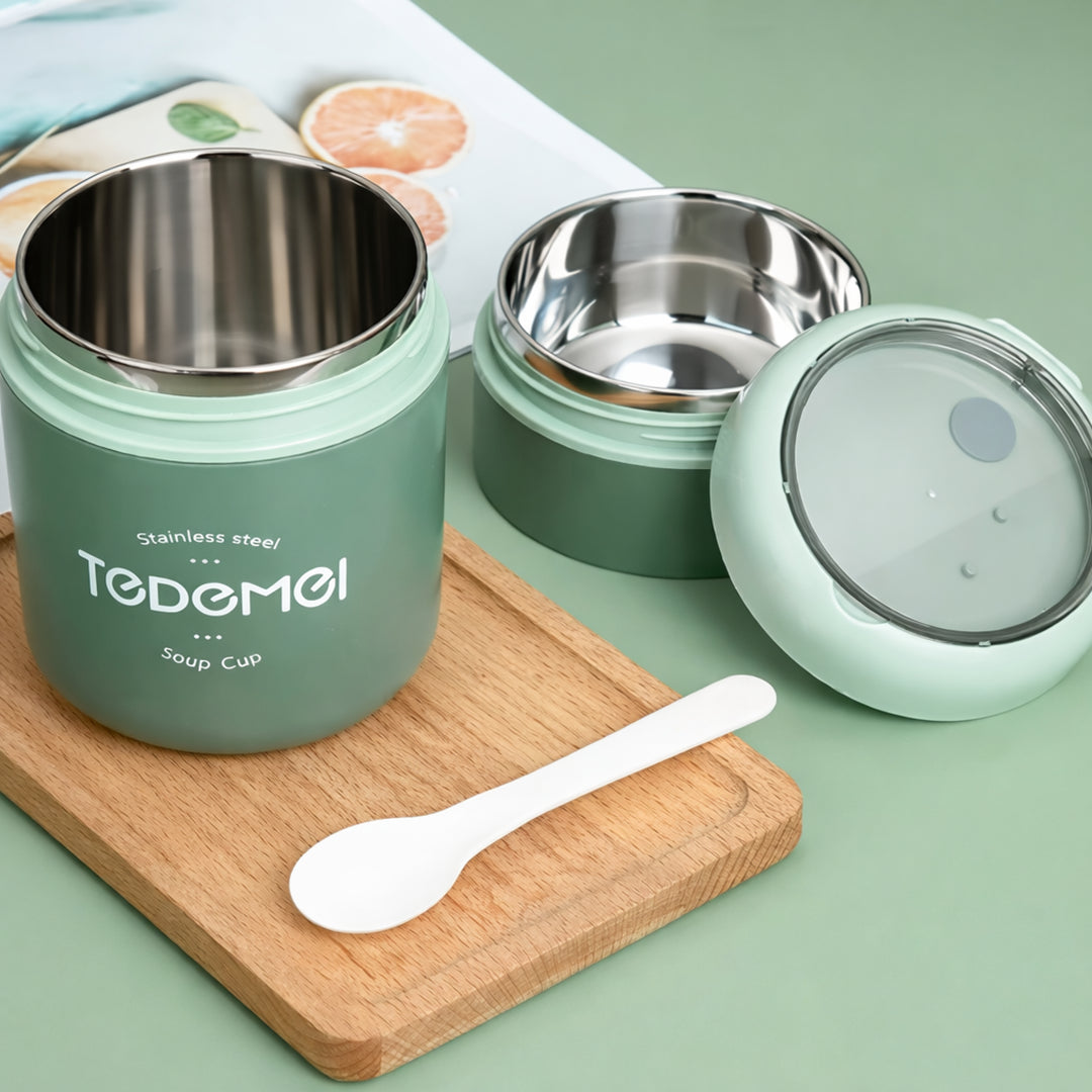 Duo Layer Heat Nest Lunch Cup