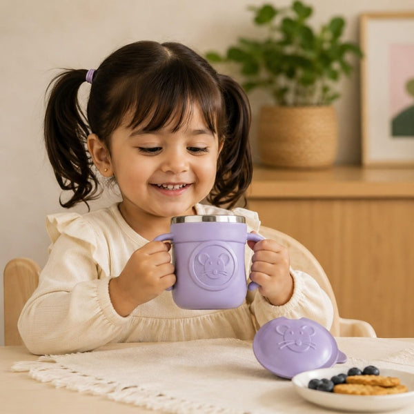 Apex Puffy Steel Mug 250 ml(approx) Purple