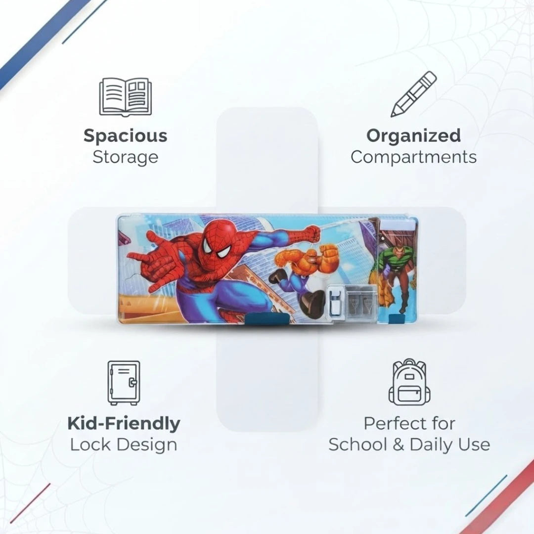 Super Hero Adventure Multi-Compartment Pencil Box