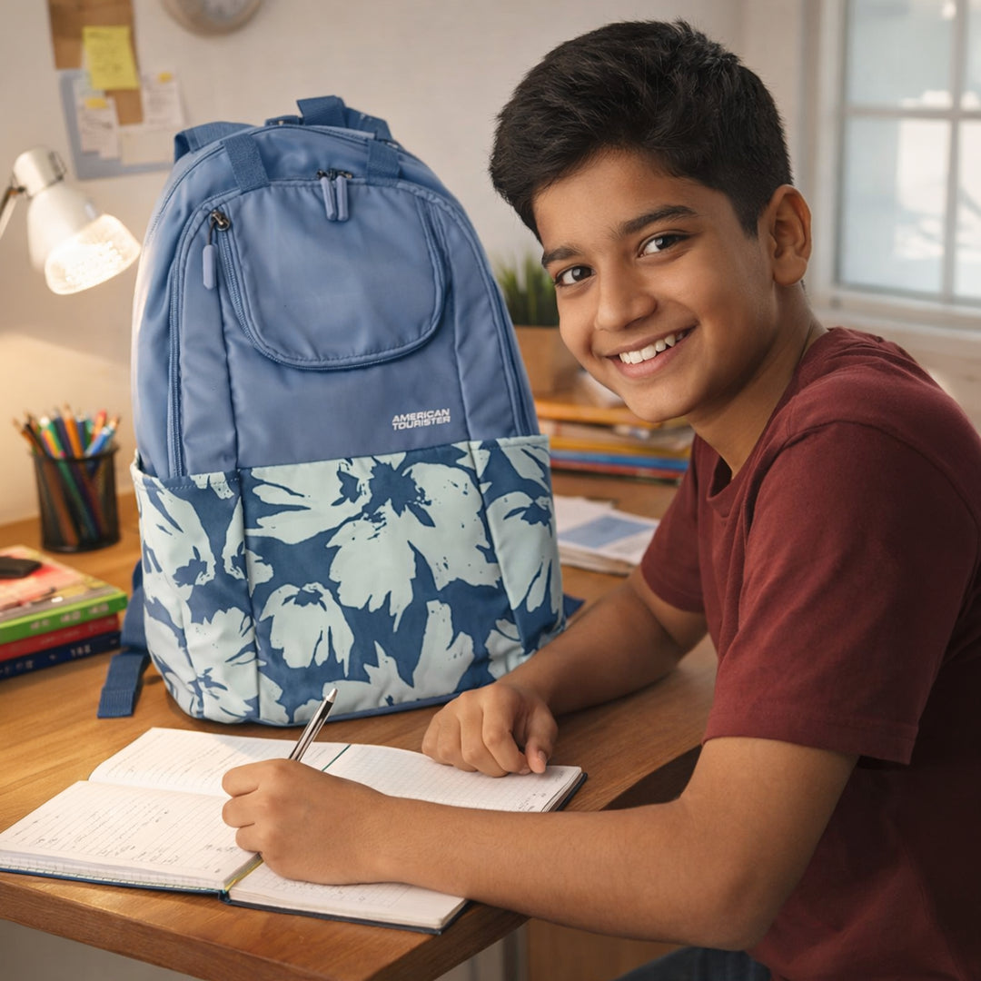 Blue Bloom Comfort Backpack
