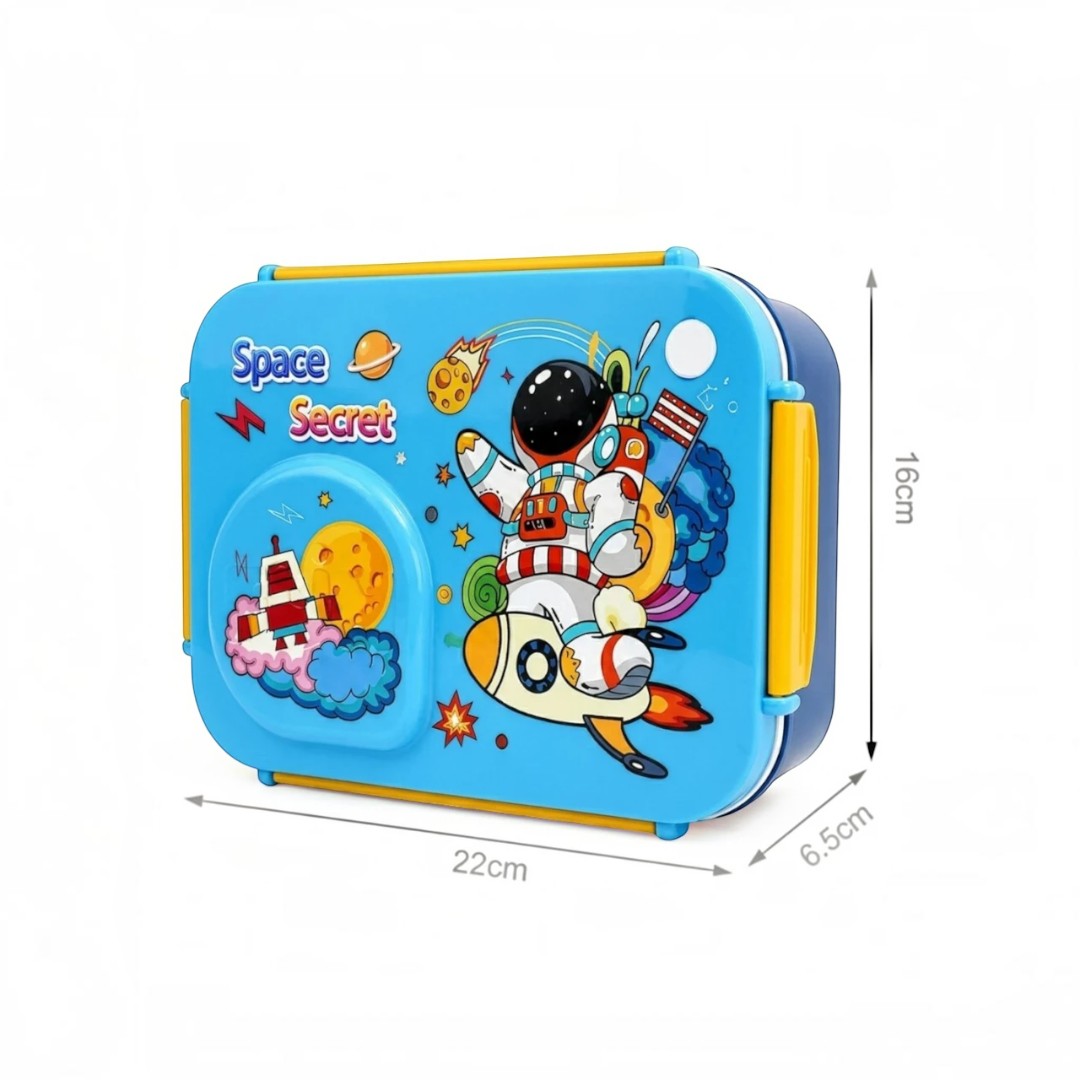 Space Explorer Stainless Steel Kids Lunch Box