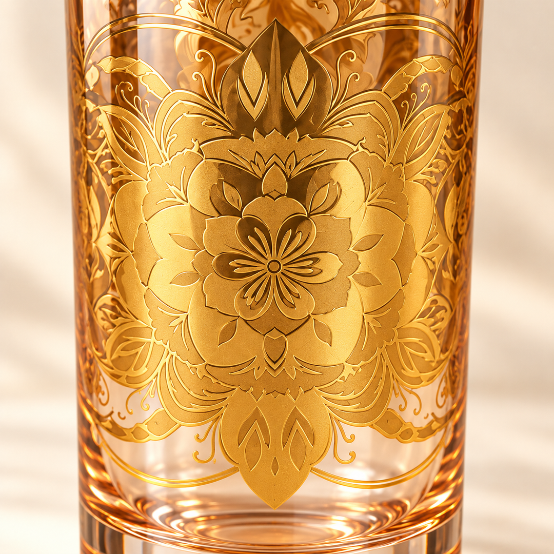 Royal Mandala Highball Glasses