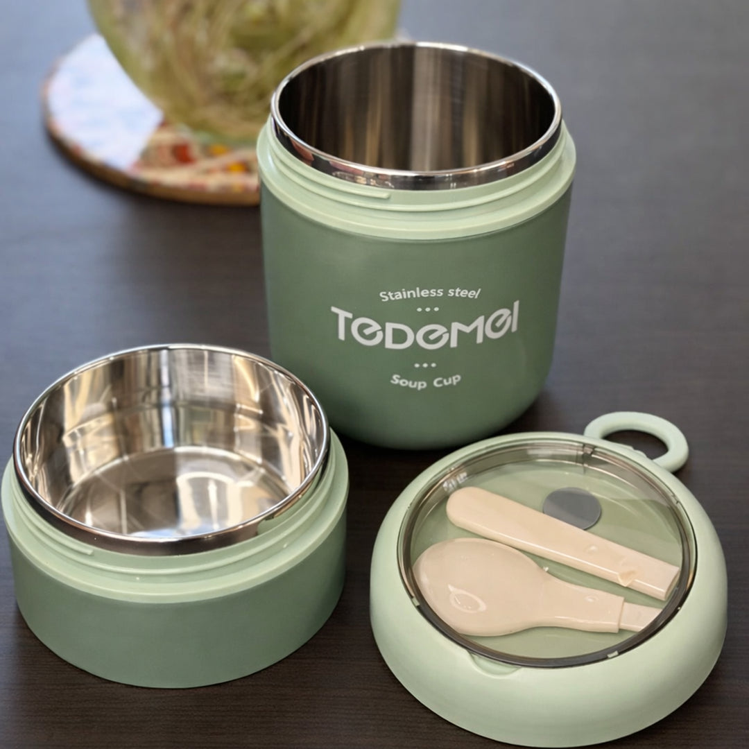 Duo Layer Heat Nest Lunch Cup