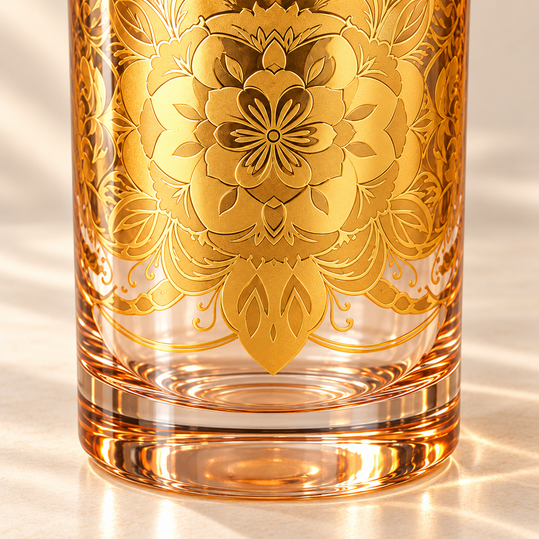 Royal Mandala Highball Glasses