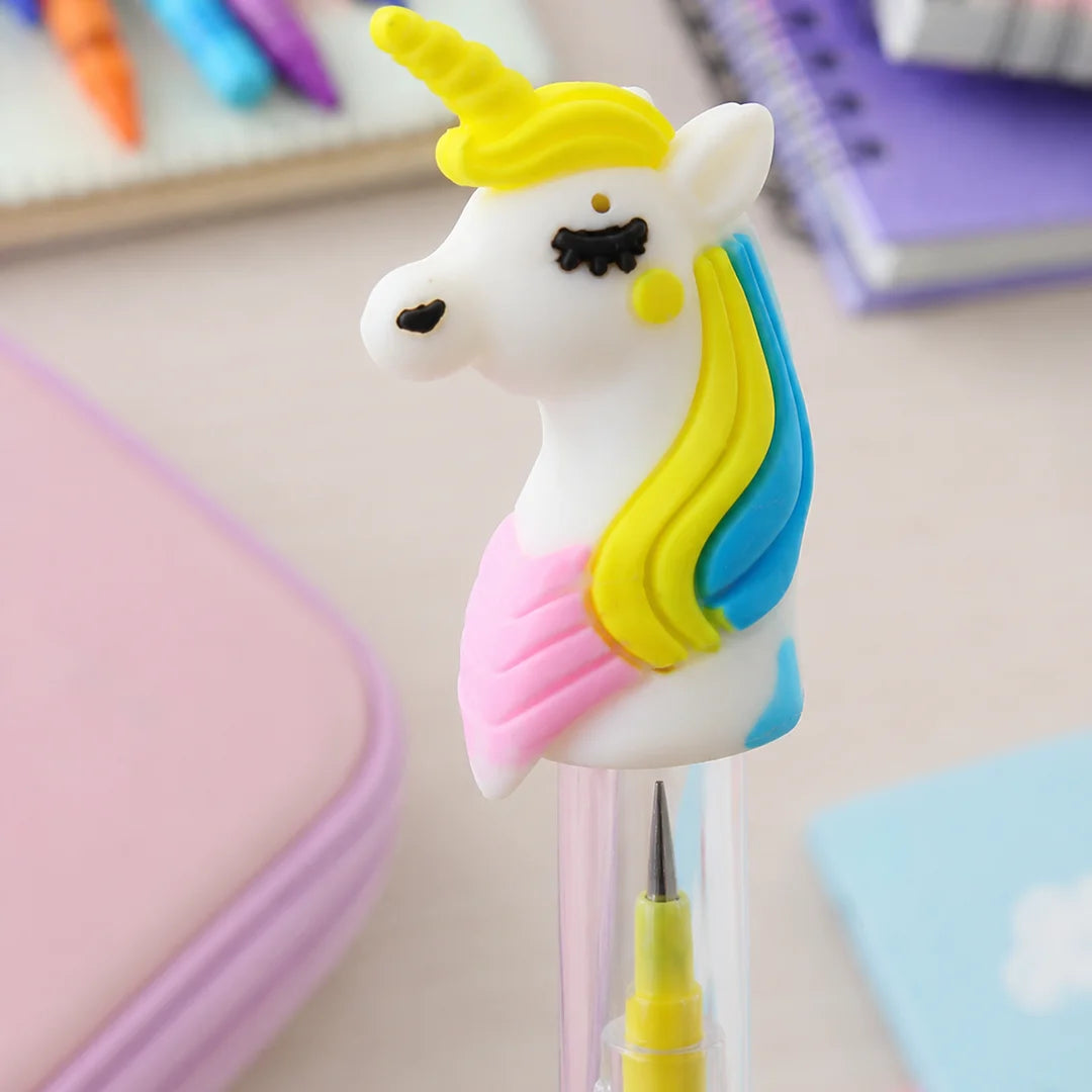 Unicorn Magic Push Pencil Set