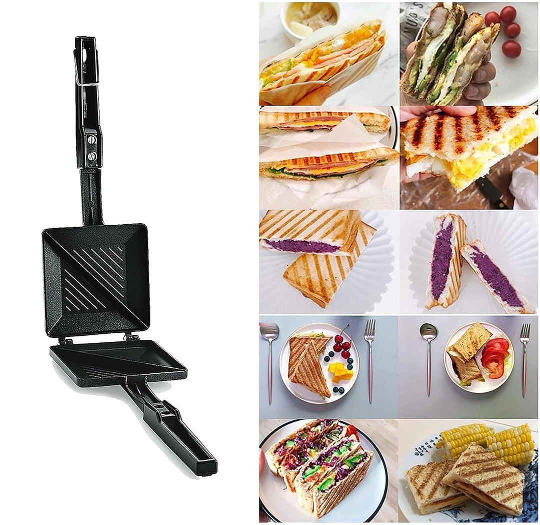 2 Cuts Non-Stick Grill Sandwich Maker