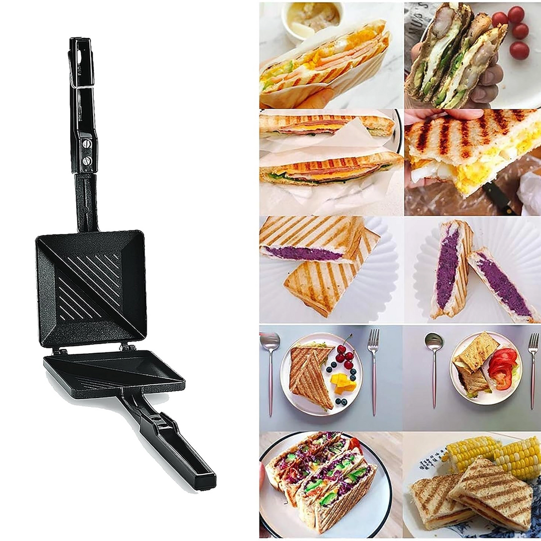 2 Cuts Non-Stick Grill Sandwich Maker Classic