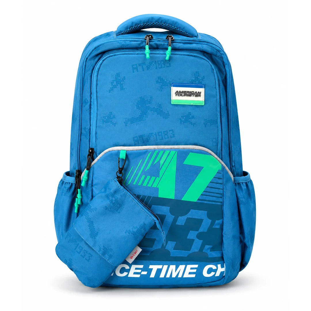 Blue Bolt School Backpack