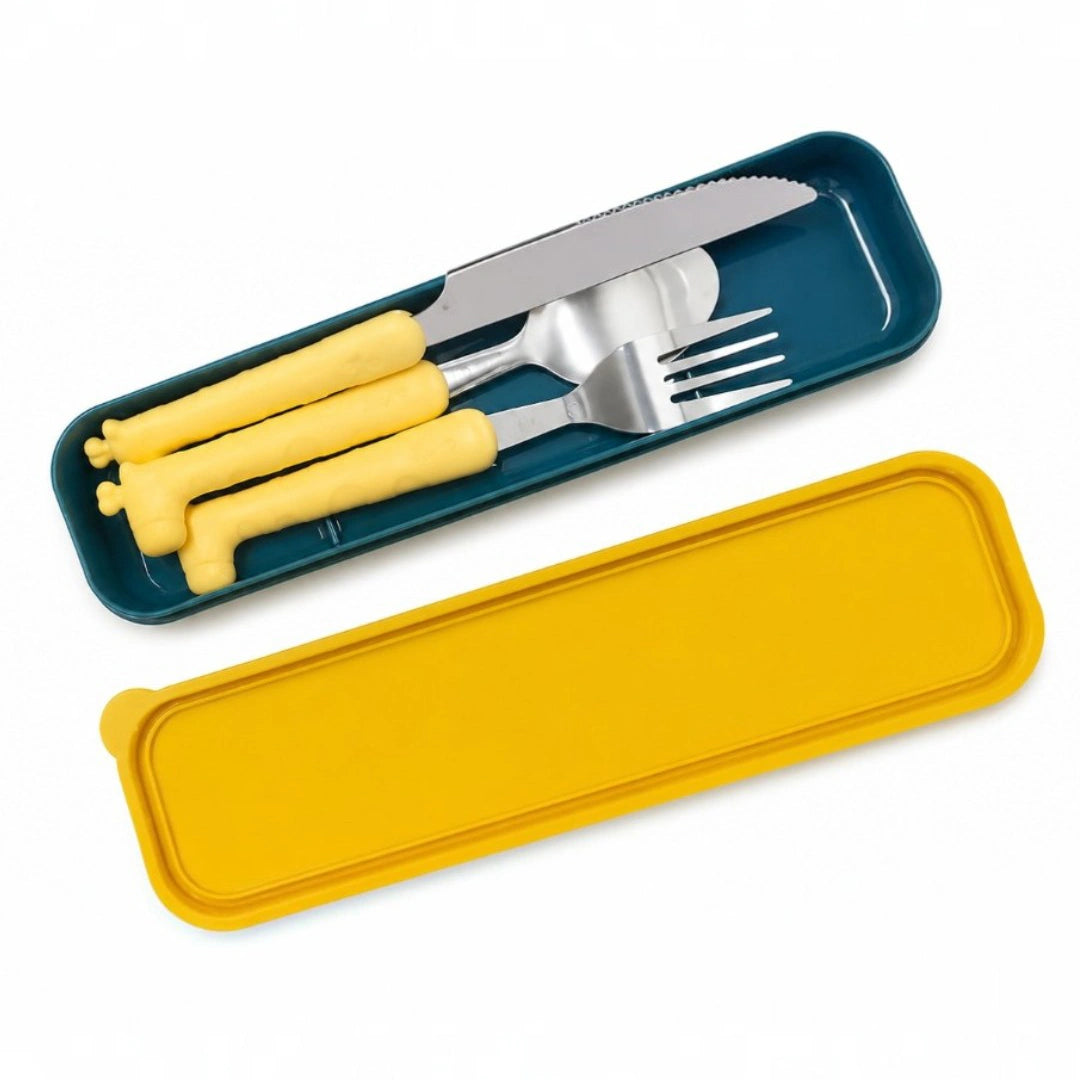 Giraffe Trio Kids Cutlery Set