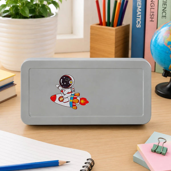Space Explorer Metal Pencil Box Set