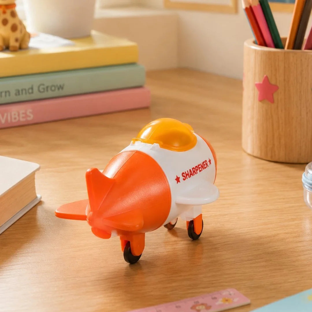 Aero Buddy Duo 2-in-1 Aircraft Sharpener and Eraser Combo