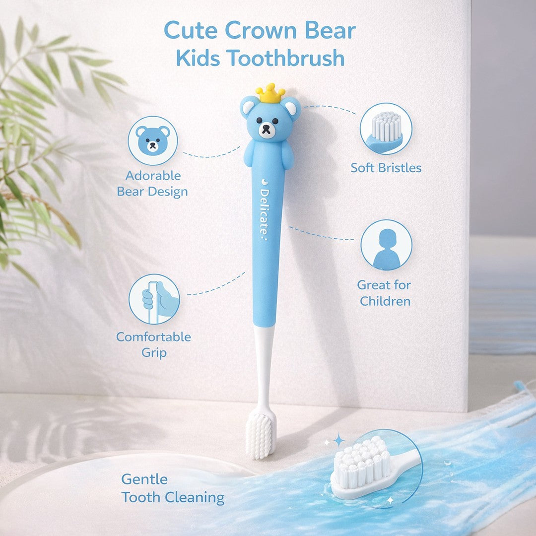 Crown Bear Kids Toothbrush