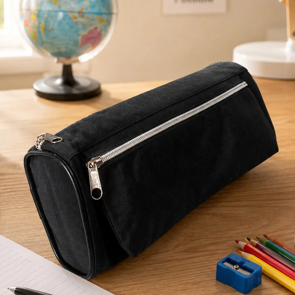 Midnight Twin Pocket Pencil Pouch