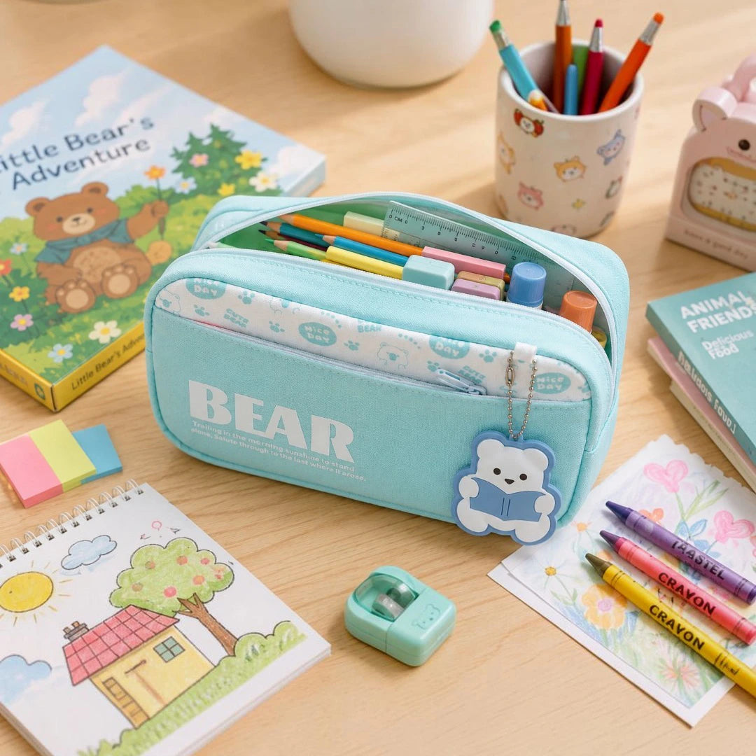 BearBuddy Charm Pencil Pouch