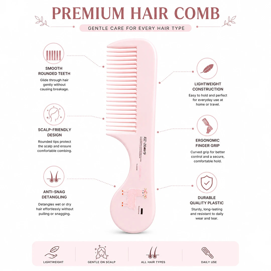 Blush Bloom Comfort Comb