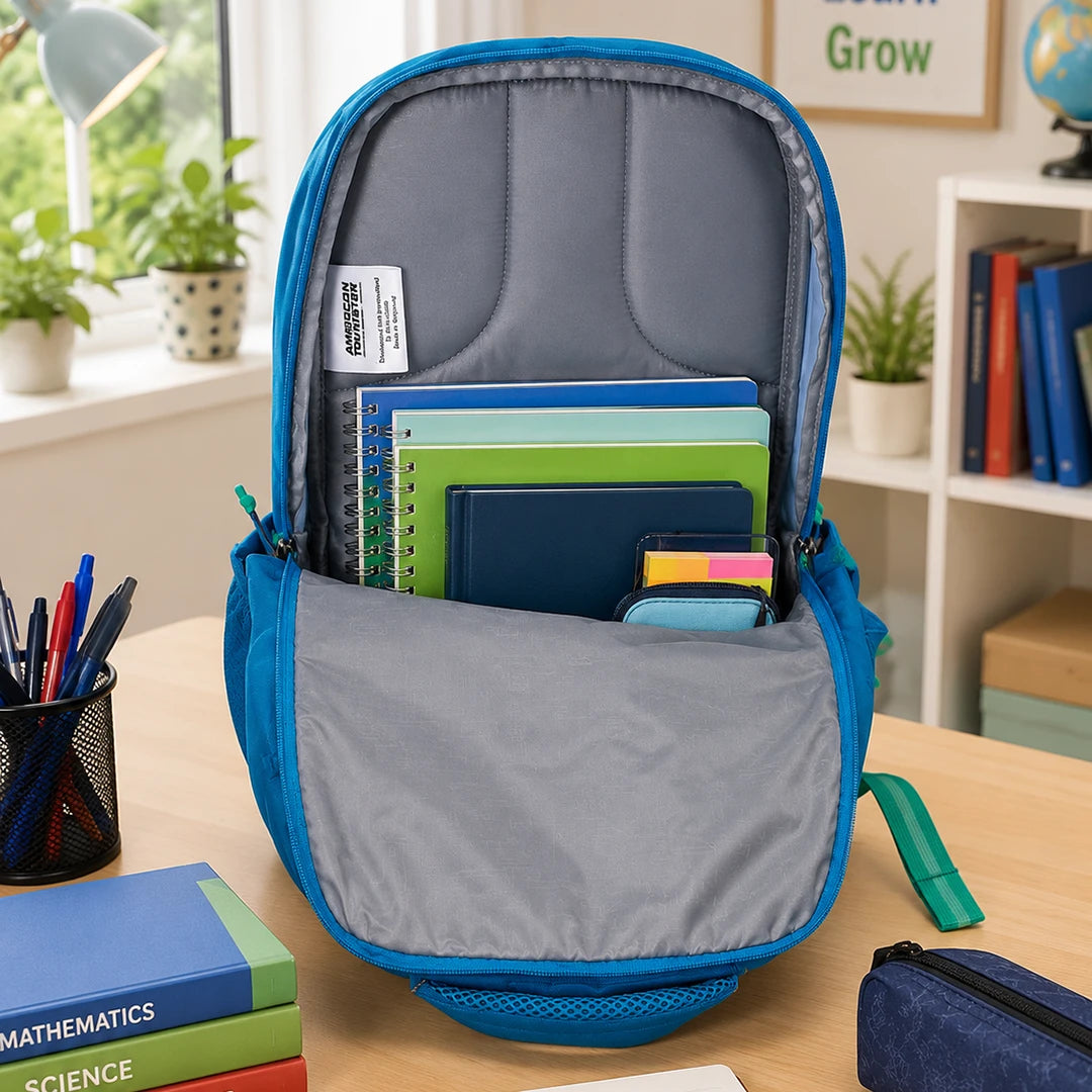 Blue Bolt School Backpack