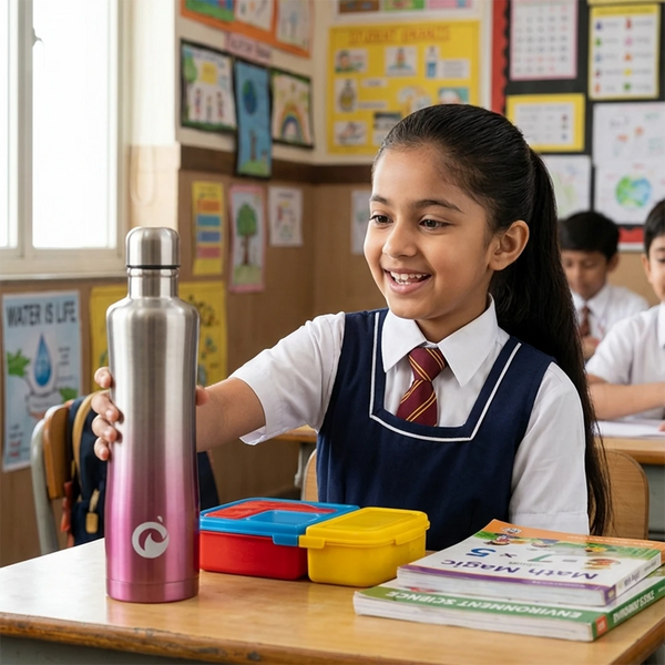 Blush Steel Insulated Bottle