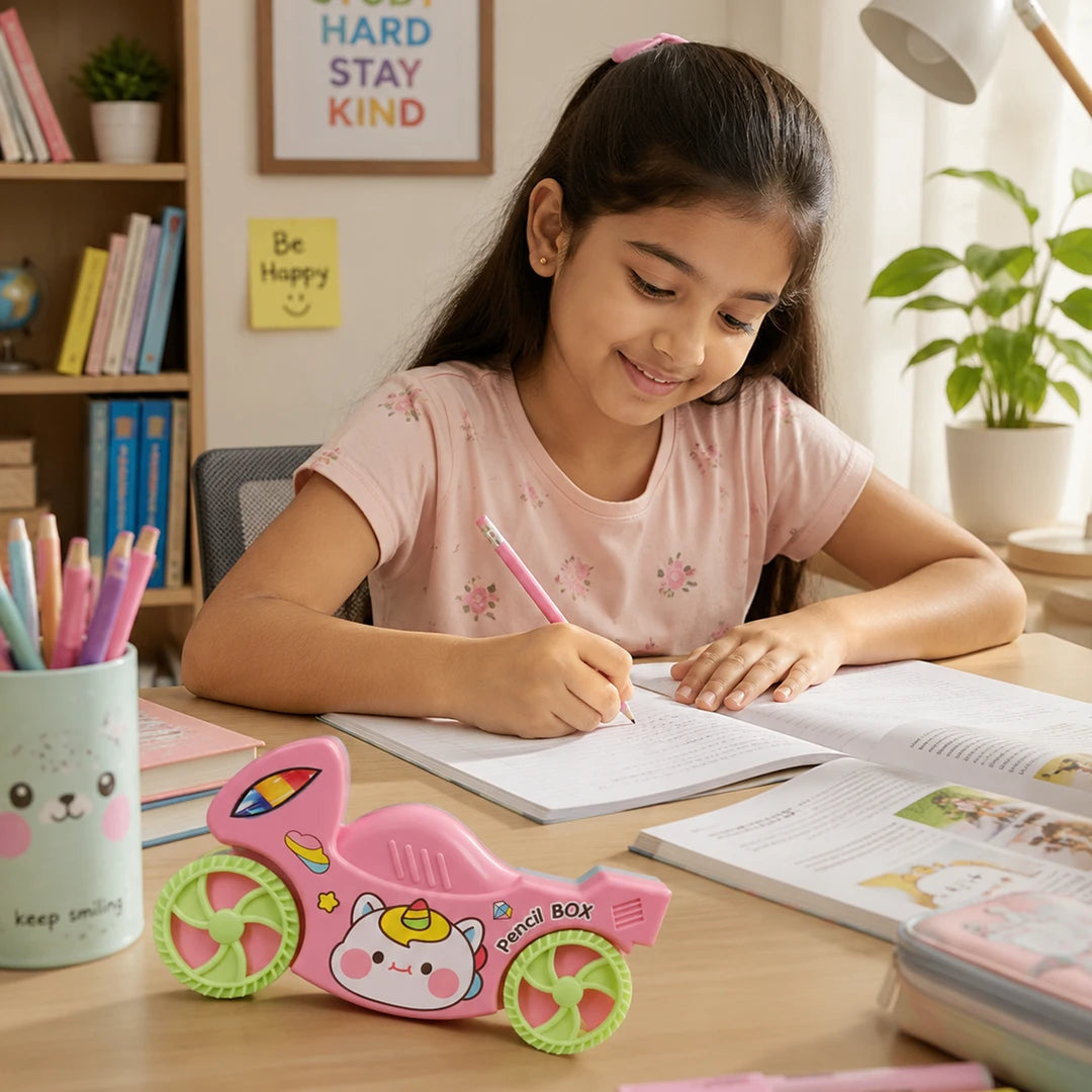 Twinkle Ride Bike Pencil Box