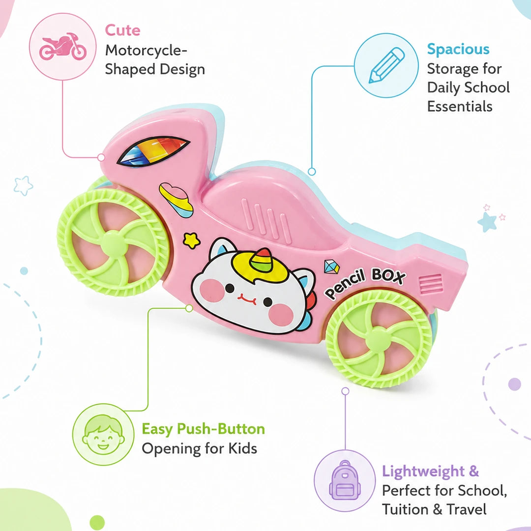 Twinkle Ride Bike Pencil Box