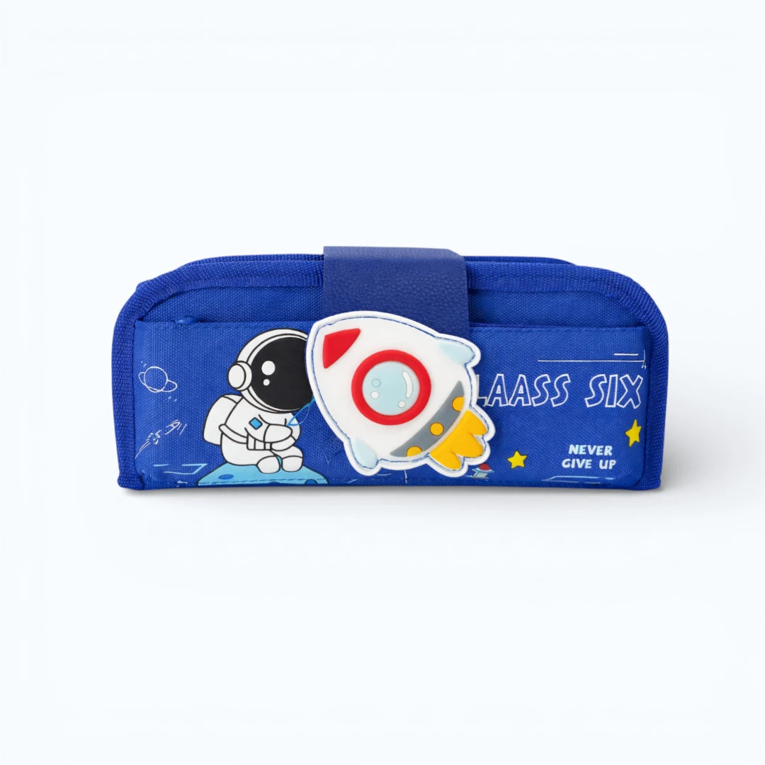 Galaxy Rocket Pencil Case