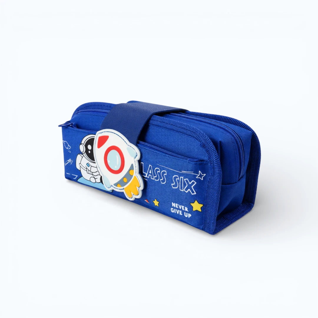 Galaxy Rocket Pencil Case