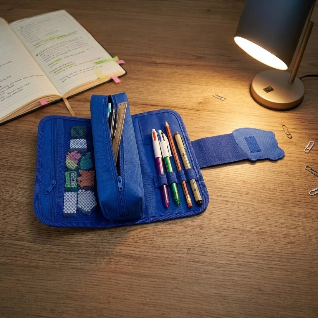 Galaxy Rocket Pencil Case