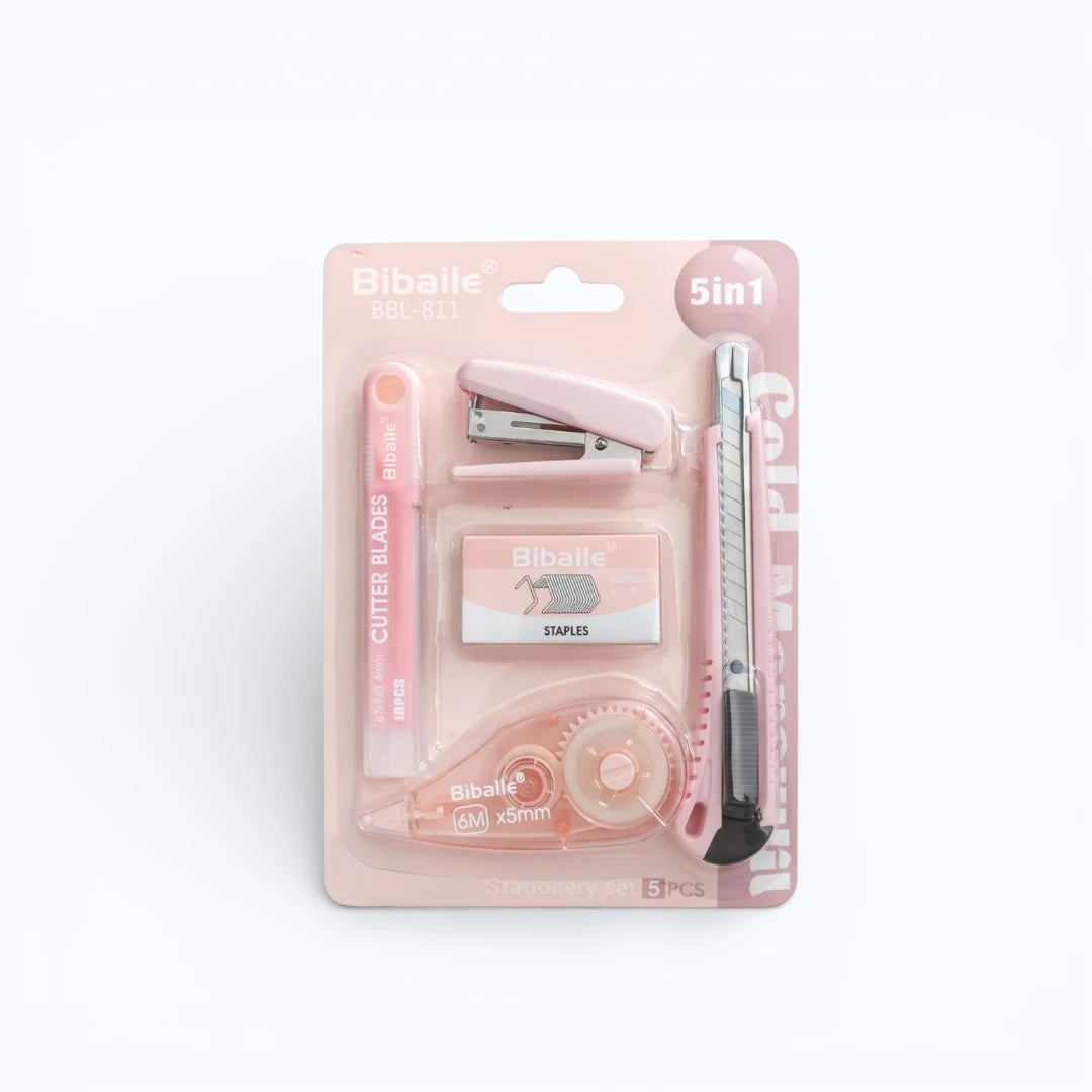 Blush Essentials 5-in-1 Stationery Set