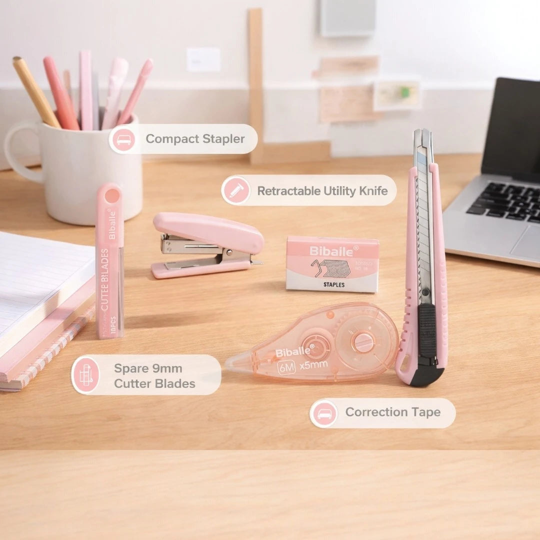 Blush Essentials 5-in-1 Stationery Set