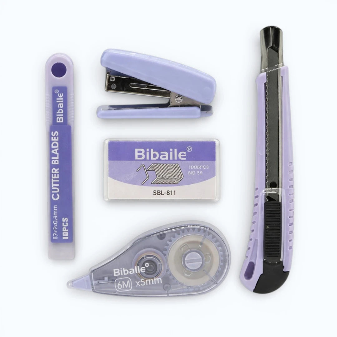 Lavender Pro 5-in-1 Stationery Set