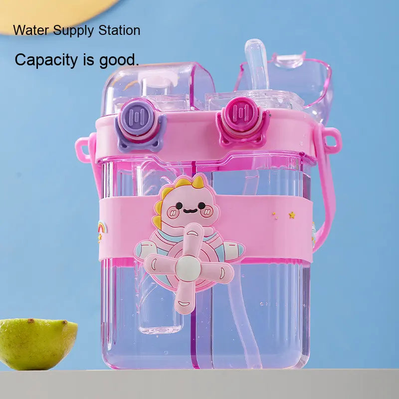 Pink Dino Sip Buddy Bottle