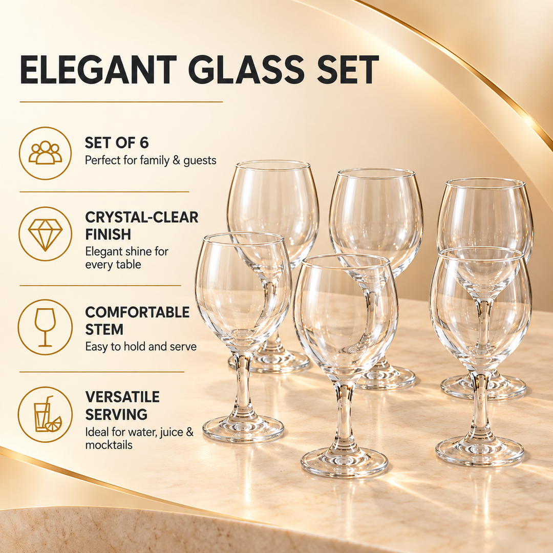 Pure Elegance Stemmed Goblets