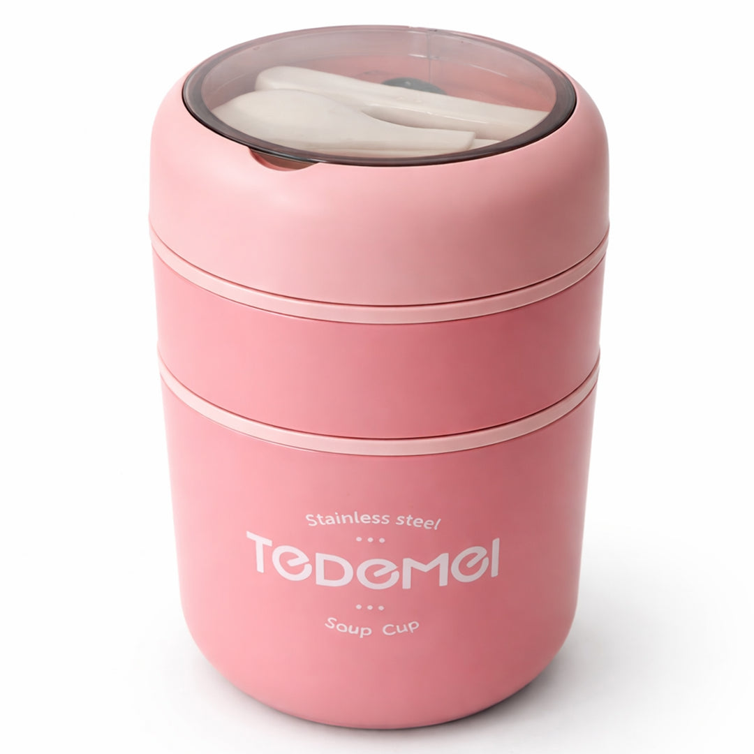 Duo Layer Heat Nest Lunch Cup