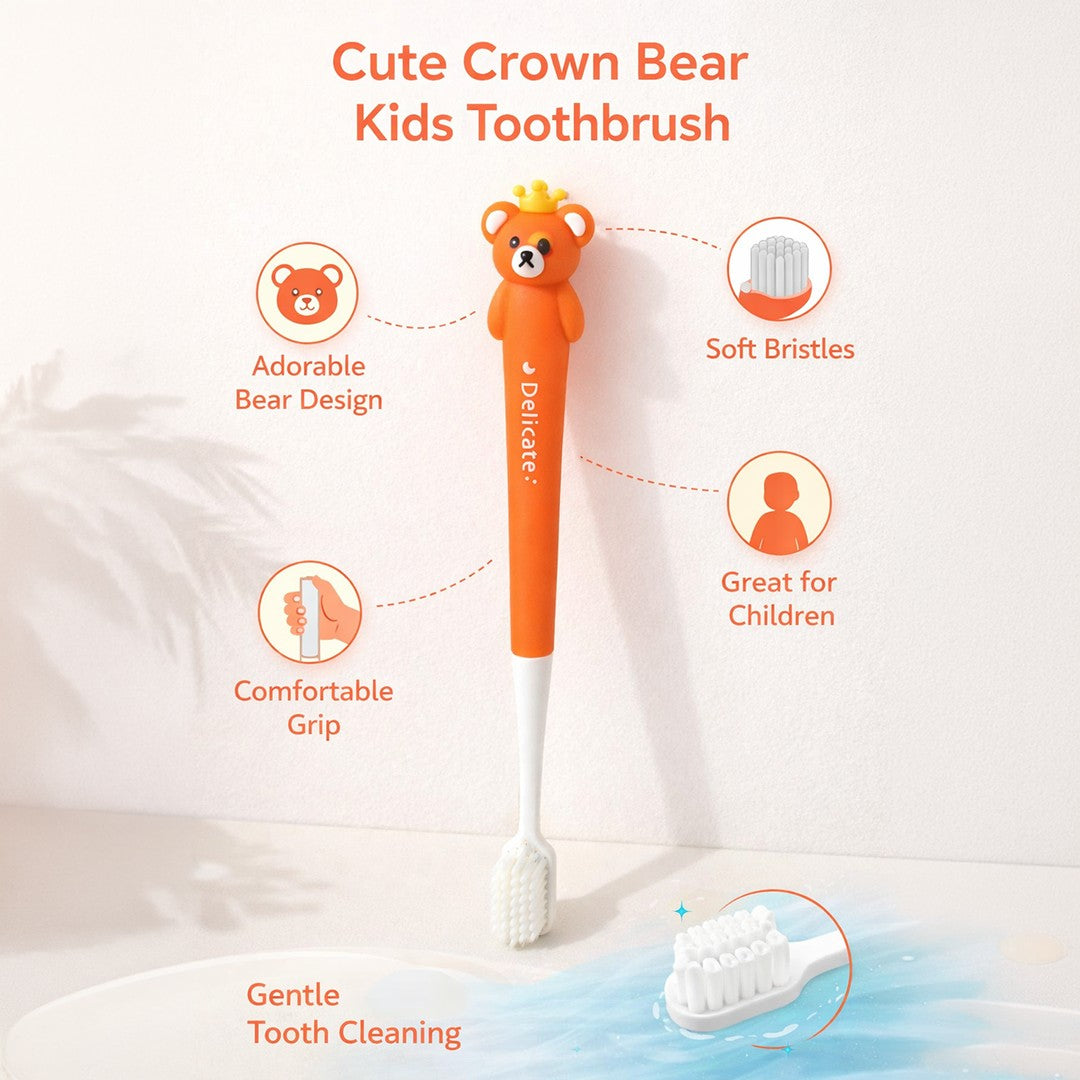 Crown Bear Kids Toothbrush