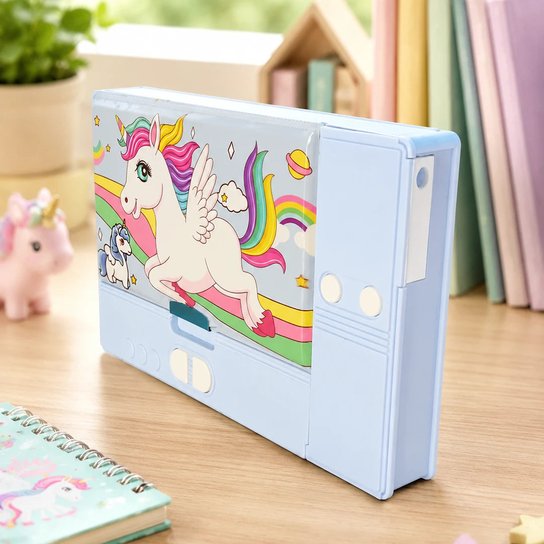 Unicorn Magic Multifunctional Pencil Box
