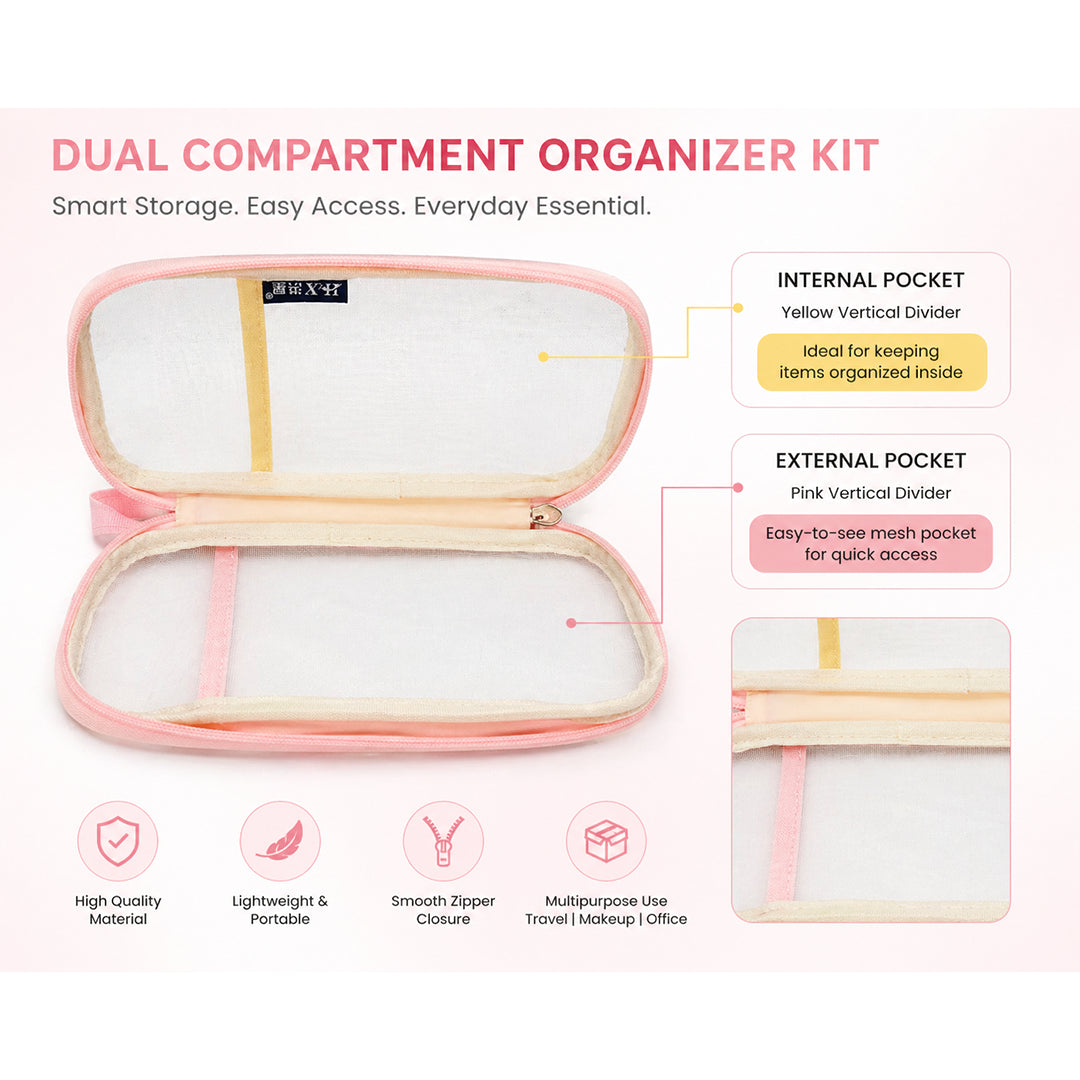 Blush Clear Organizer