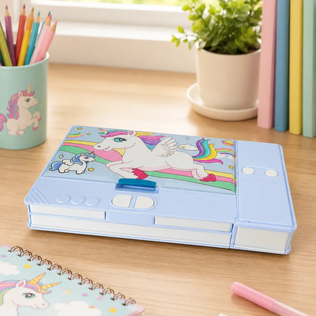 Unicorn Magic Multifunctional Pencil Box