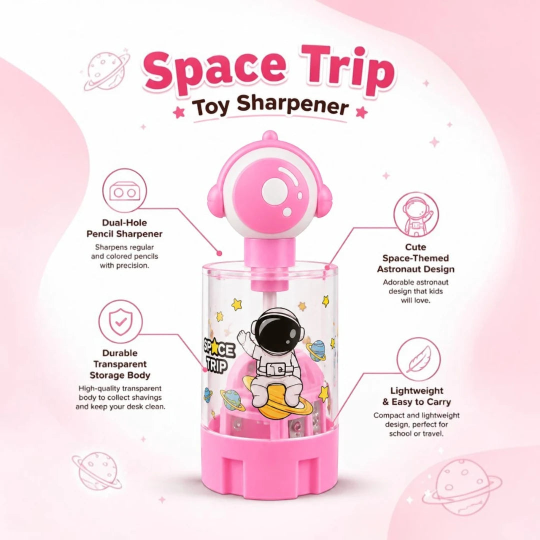 Space Trip Rocket Sharpener (Combo of 2)