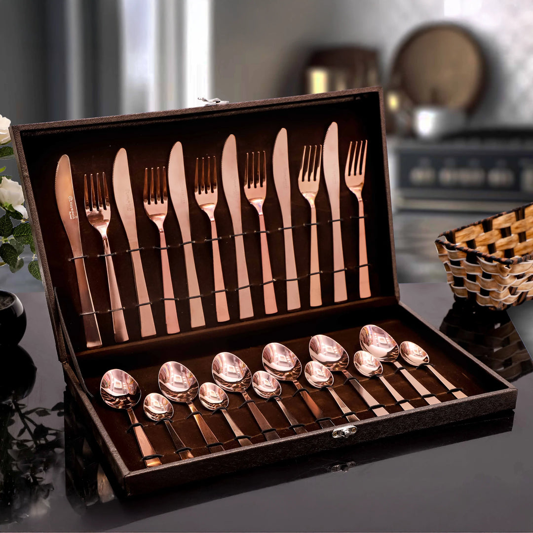 ROSE GOLD CUTLERY GIFT SET
