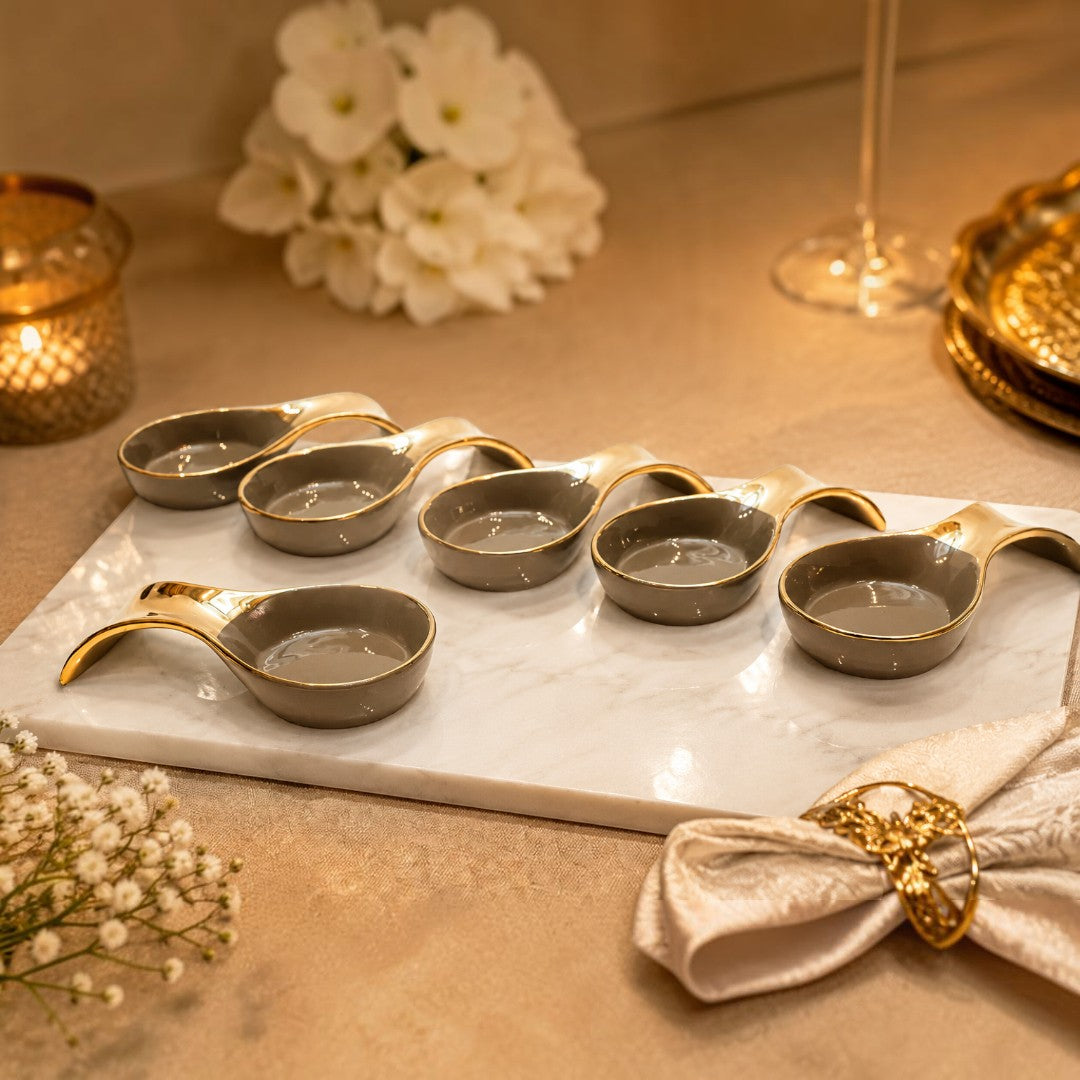 Stylish 6-Piece Ceramic Serving Set