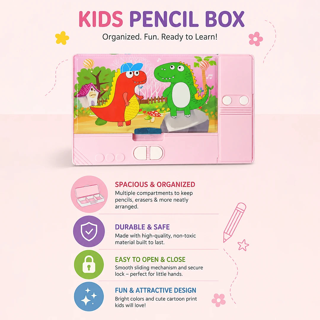Dino Adventures Multifunctional Pencil Box