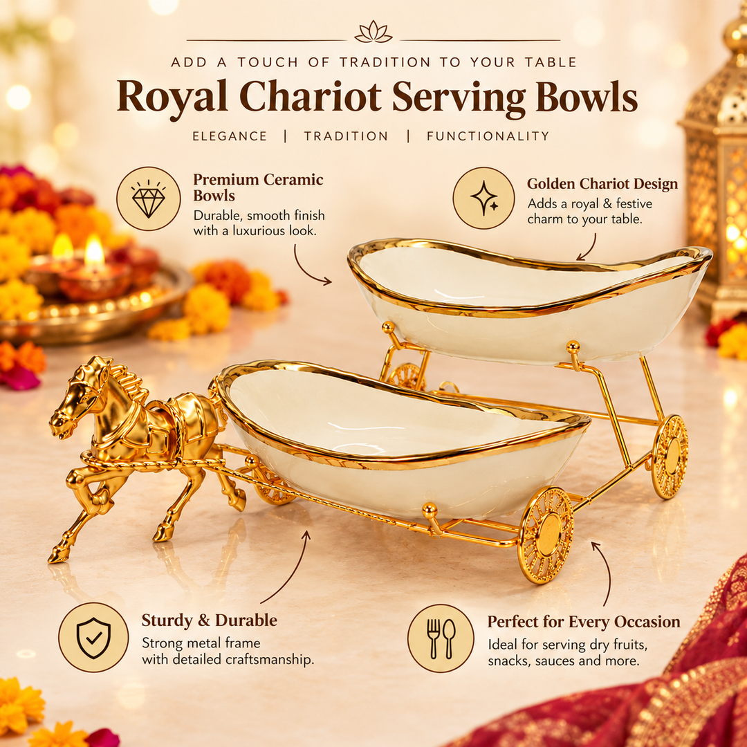 Royal Chariot Serving Set