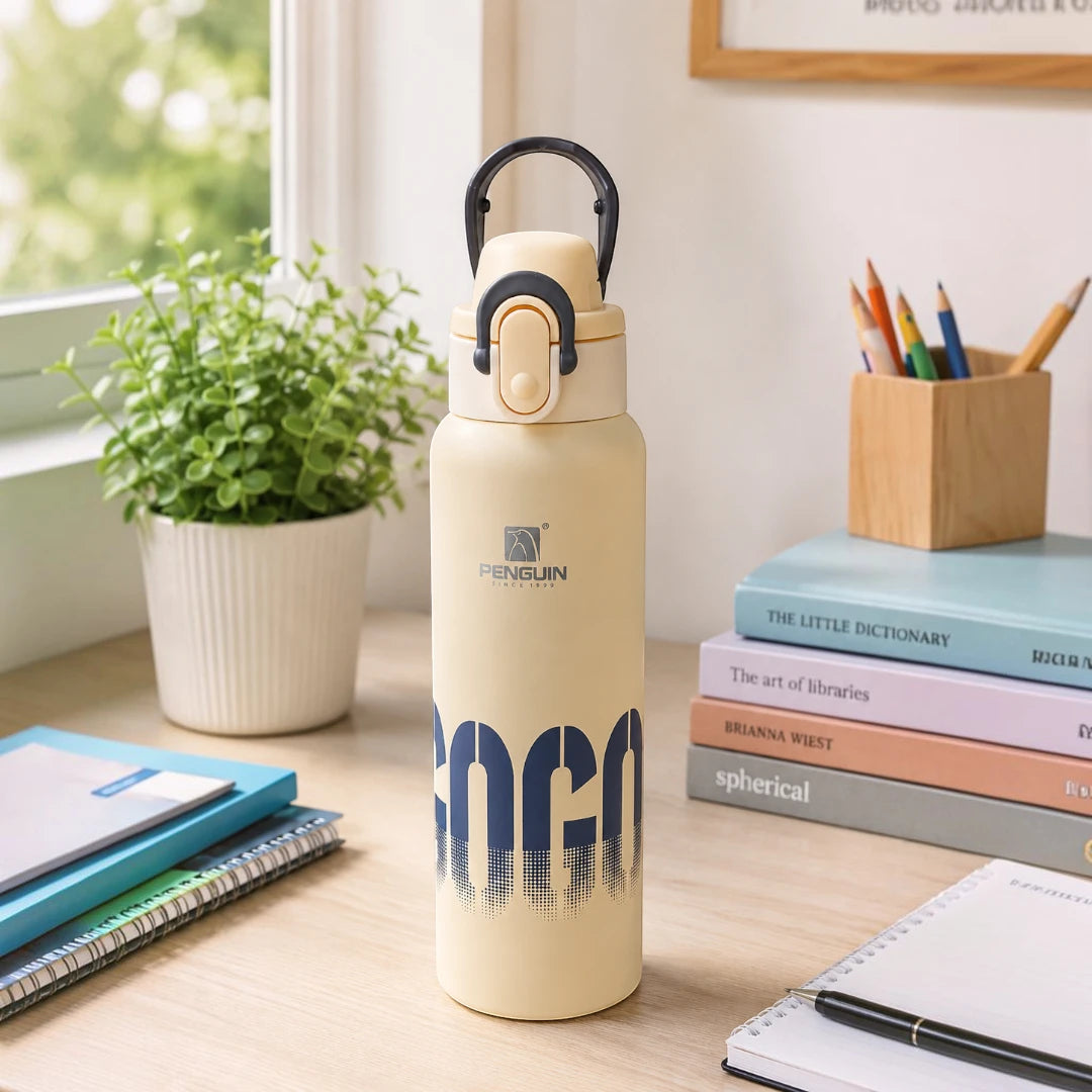 Penguin GOGO Stainless Steel Insulated Sipper Bottle
