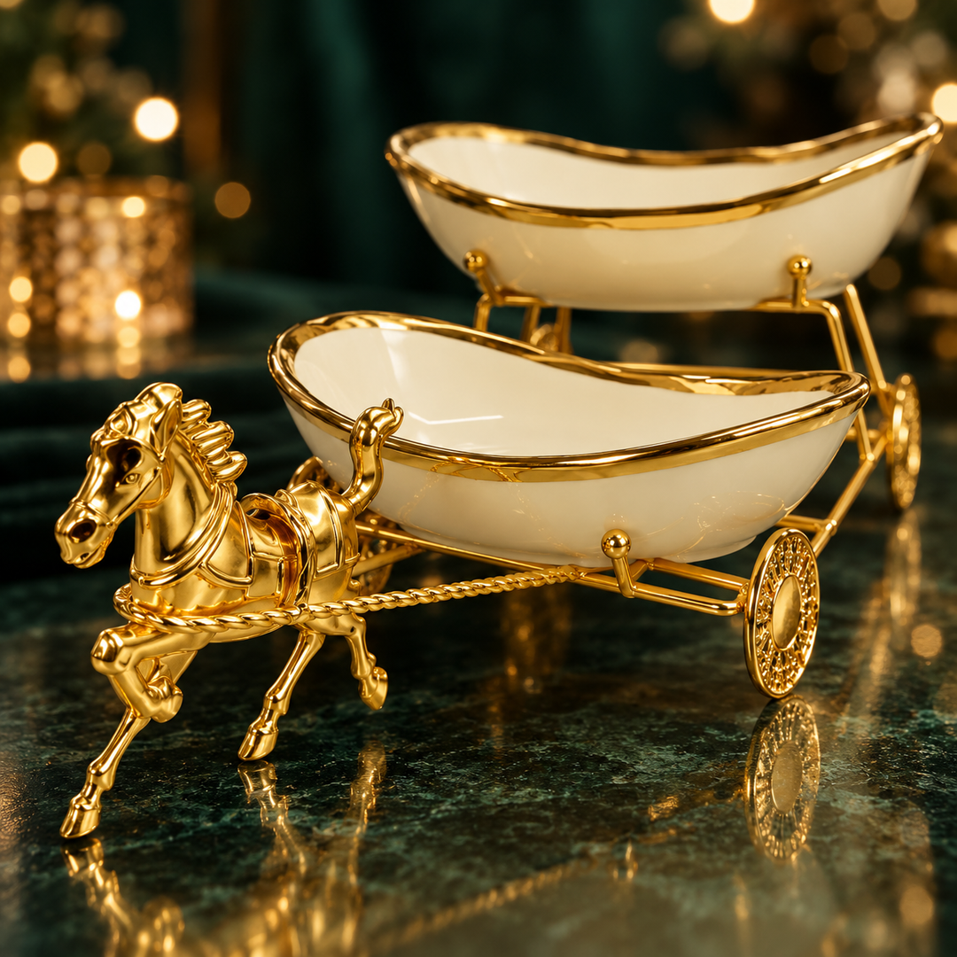 Royal Chariot Serving Set