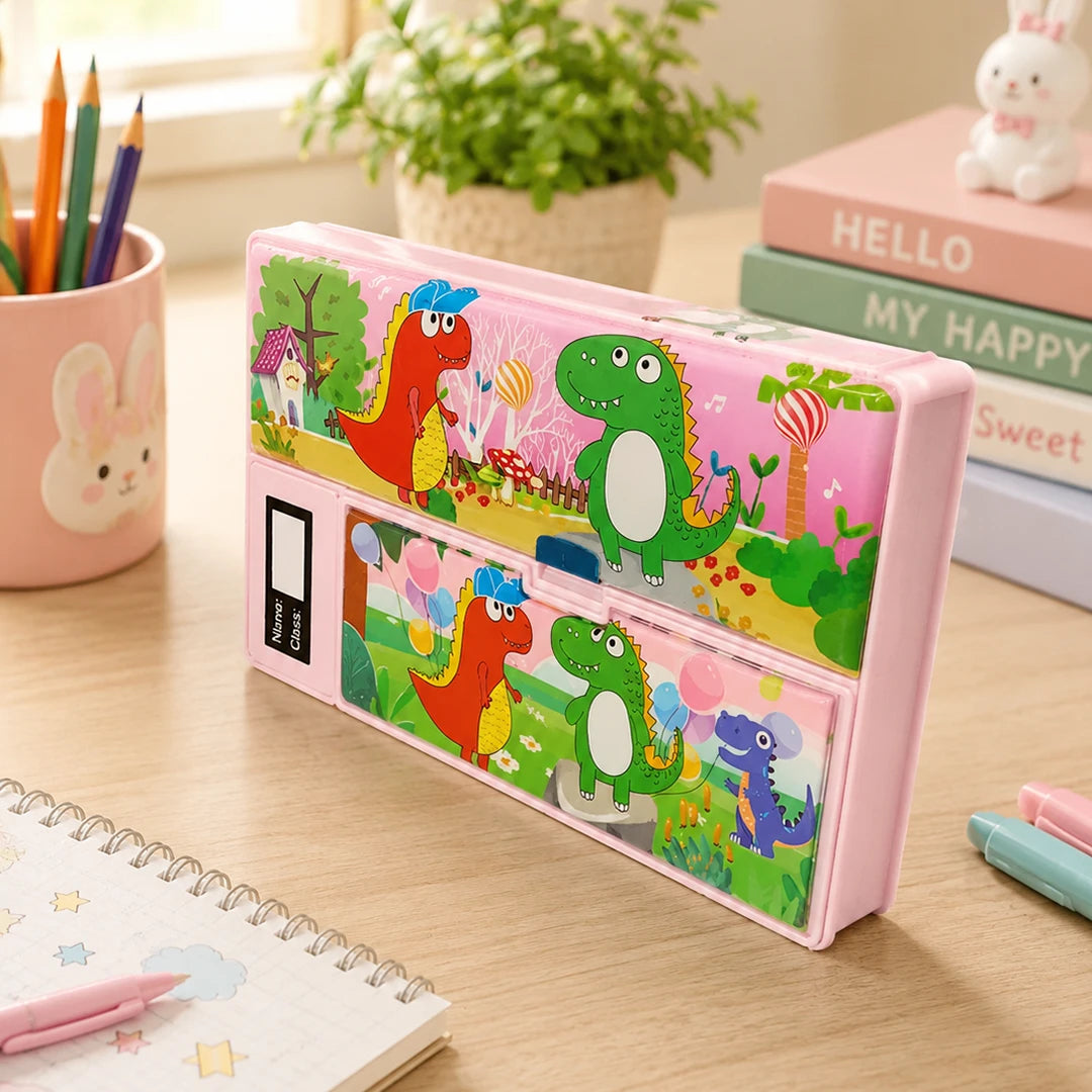 Dino Adventures Multifunctional Pencil Box