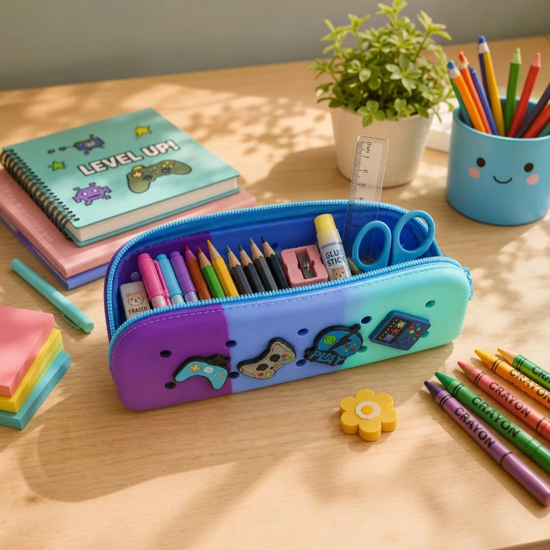 GameGlow Silicone Pencil Case