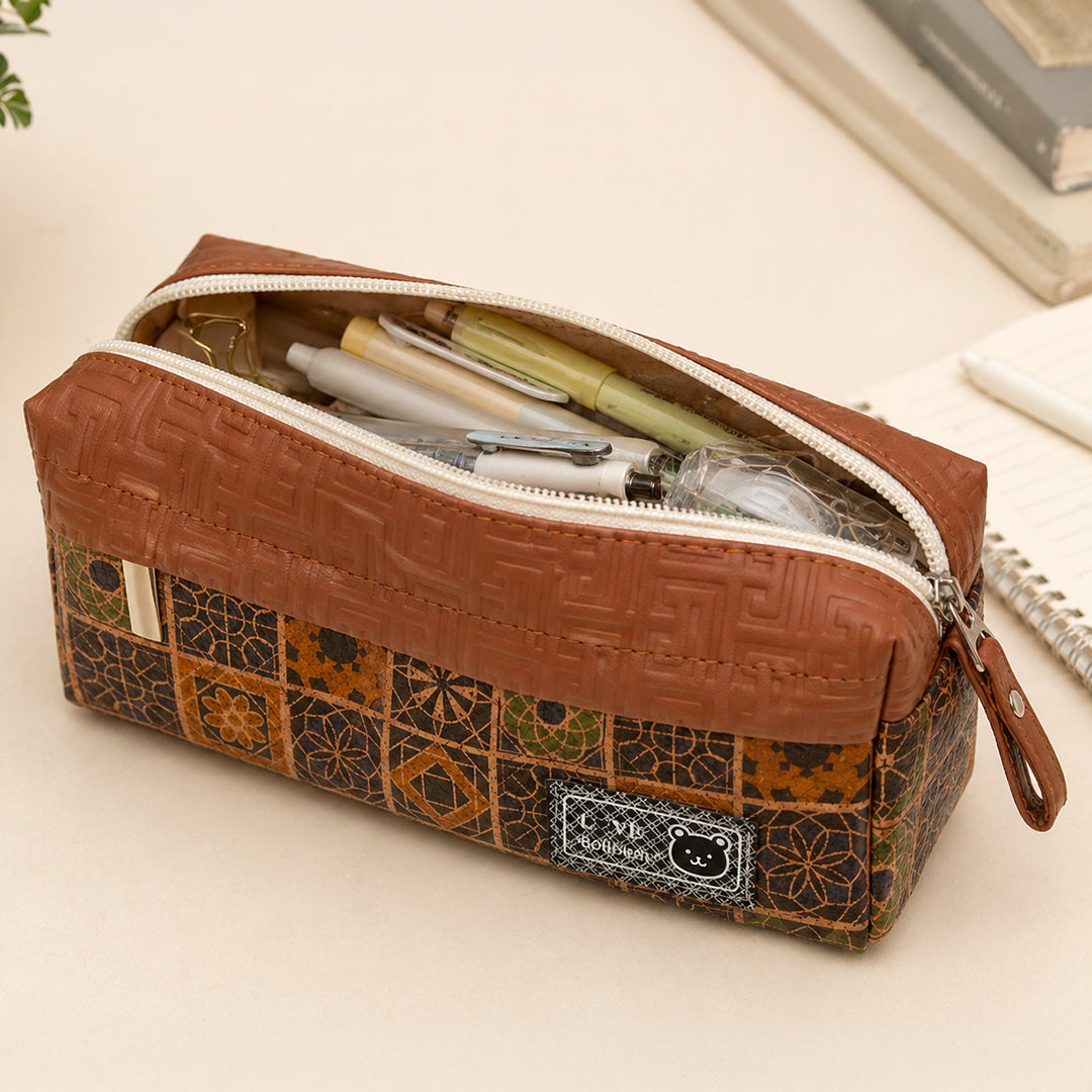 Rustic Mosaic Pencil Case