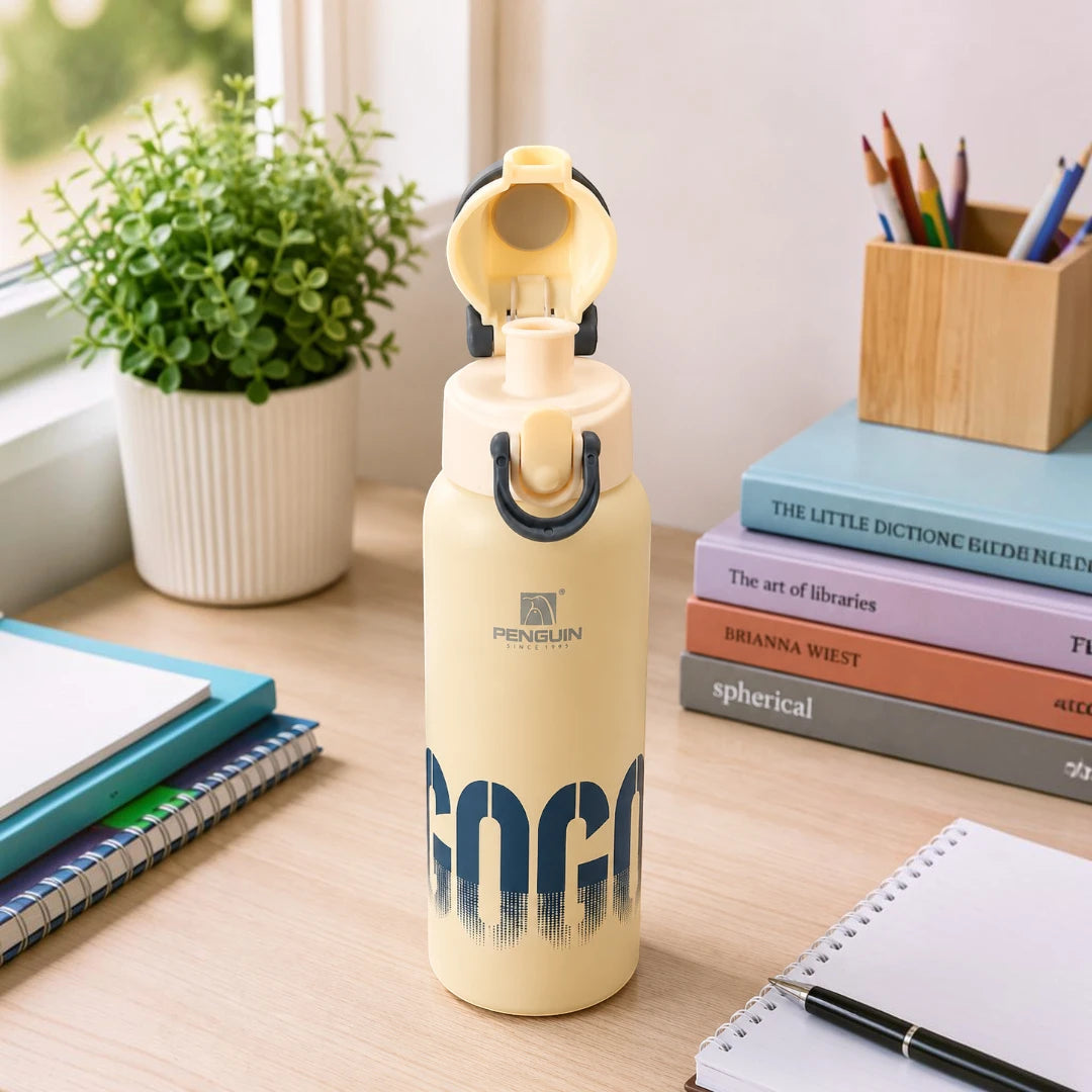 Penguin GOGO Stainless Steel Insulated Sipper Bottle