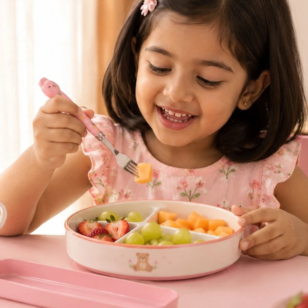 Bunny Bliss Kids Travel Cutlery Set