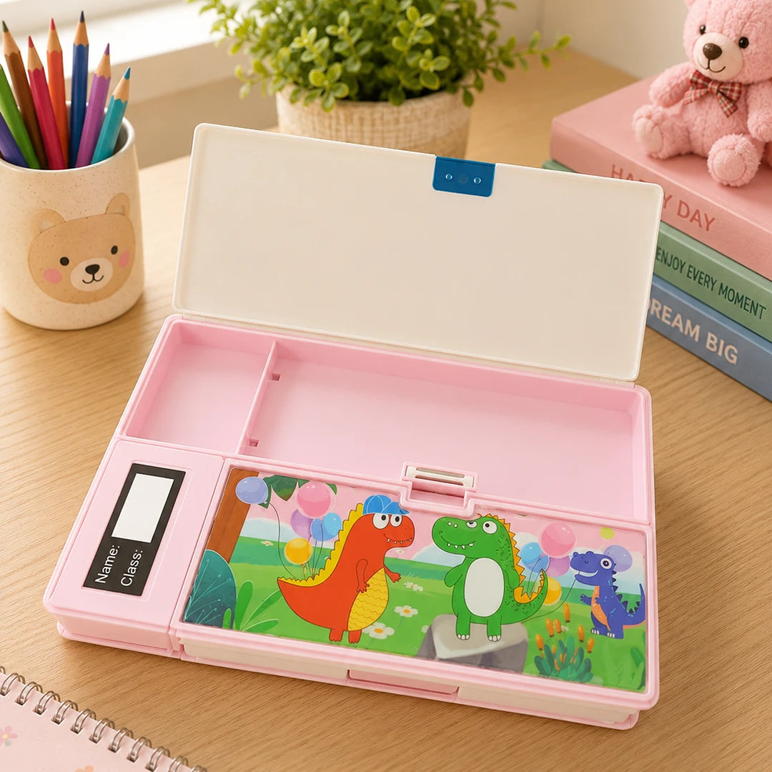Dino Adventures Multifunctional Pencil Box